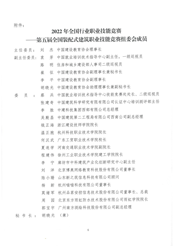 關于舉辦2022年全國行業職業技能競賽—第五屆全國裝配式建筑職業技能競賽遼寧省選拔賽的預通知(圖8)